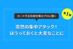 カード不正利用対策のプロに聞く【第1弾】