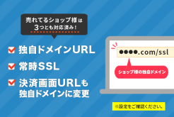 売るための常識【独自ドメイン】×【ショップ全体のSSL化】はできていますか？